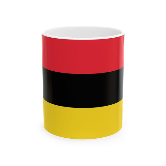 Flag of the Brabantine Revolution (Belgium) White Coffee Mug-11oz-Go Mug Yourself