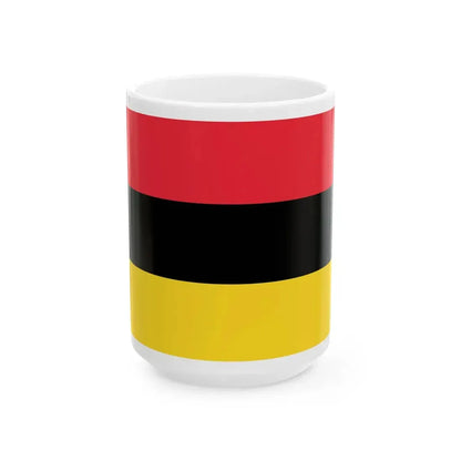 Flag of the Brabantine Revolution (Belgium) White Coffee Mug 15oz - Go Mug Yourself
