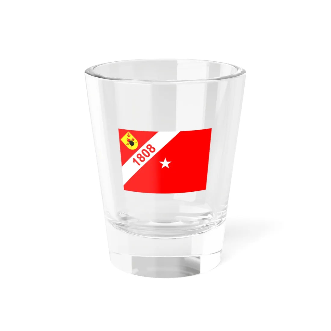 Flag of the Brazilian Marine Corps (Brazil) Shot Glass 1.5oz 1.5oz - Go Mug Yourself