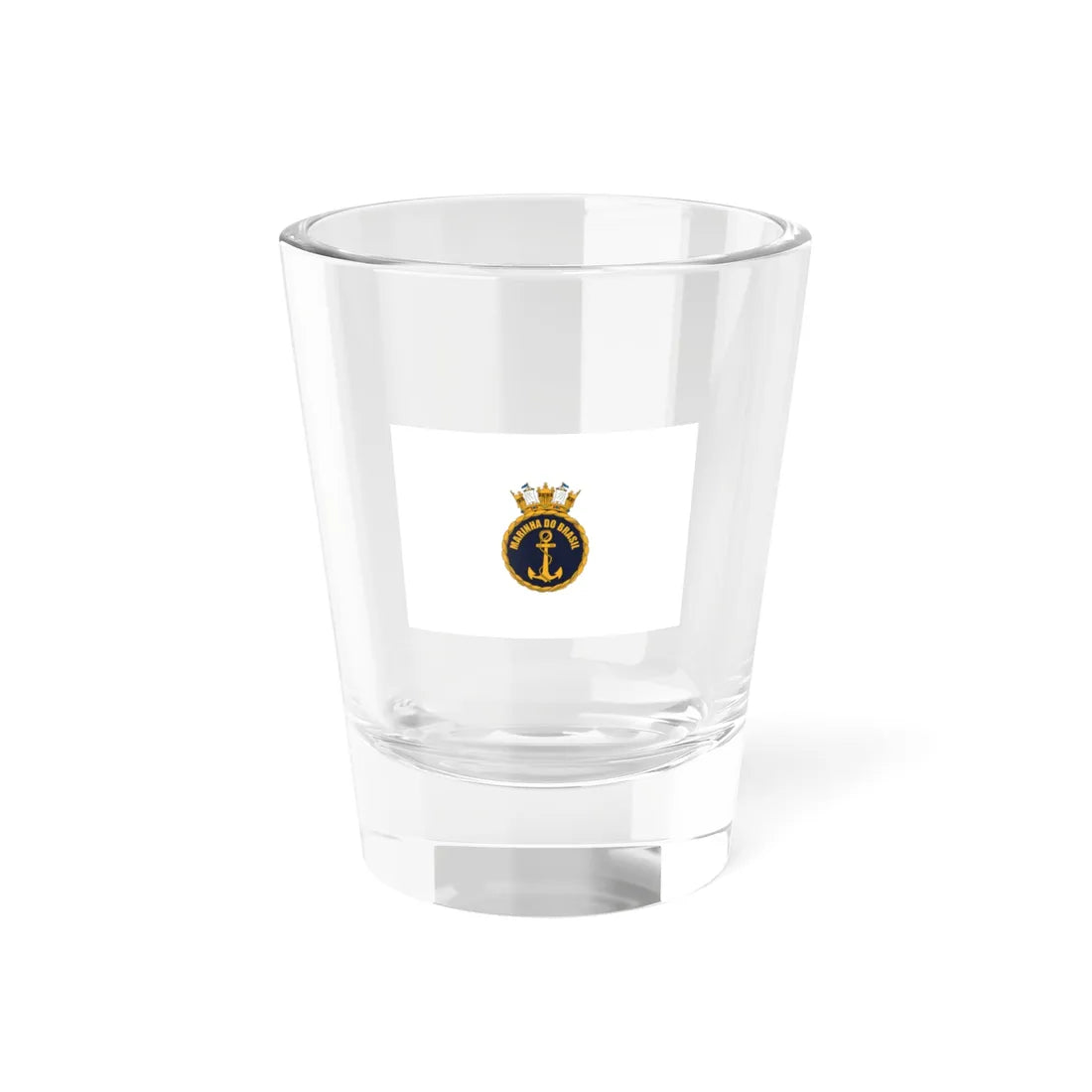 Flag of the Brazilian Navy (Brazil) Shot Glass 1.5oz 1.5oz - Go Mug Yourself