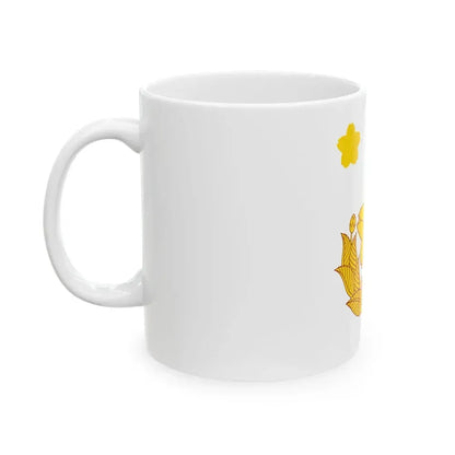 Flag of the Brigade Commander of the Ground Self-Defense Force Japan (Japan) White Coffee Mug - Go Mug Yourself