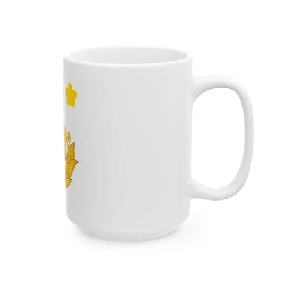 Flag of the Brigade Commander of the Ground Self-Defense Force Japan (Japan) White Coffee Mug - Go Mug Yourself