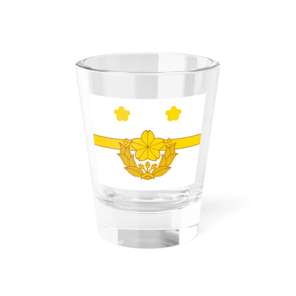 Flag of the Brigadier of the Ground Self-Defense Force Japan (Japan) Shot Glass 1.5oz 1.5oz - Go Mug Yourself