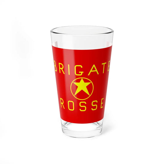 Flag of the Brigate Rosse (Italy) Pint Glass 16oz 16oz - Go Mug Yourself