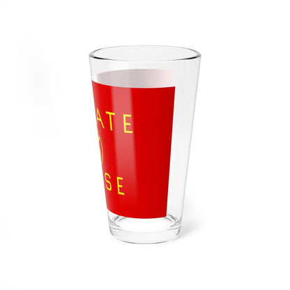 Flag of the Brigate Rosse (Italy) Pint Glass 16oz - Go Mug Yourself
