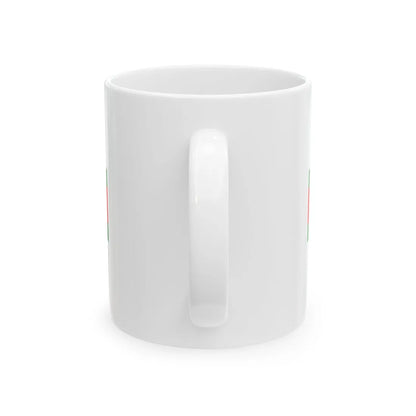 Flag of the British and Irish Steam Packet Company (Ireland) White Coffee Mug - Go Mug Yourself