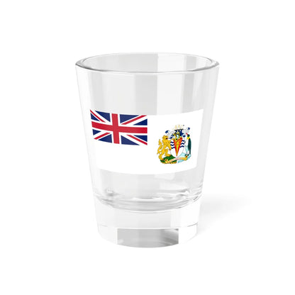 Flag of the British Antarctic Territory (United Kingdom) Shot Glass 1.5oz 1.5oz - Go Mug Yourself