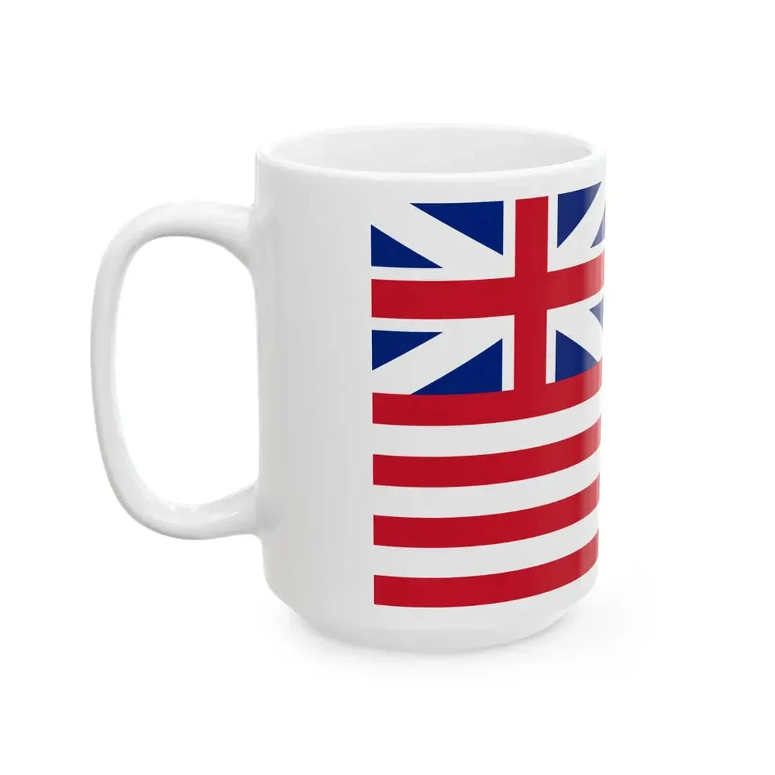 Flag of the British East India Company 1707 (India) White Coffee Mug - Go Mug Yourself