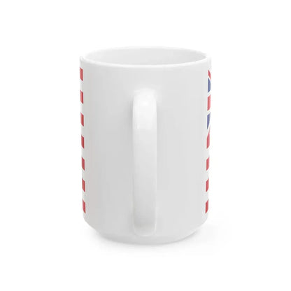 Flag of the British East India Company 1801 (India) White Coffee Mug - Go Mug Yourself