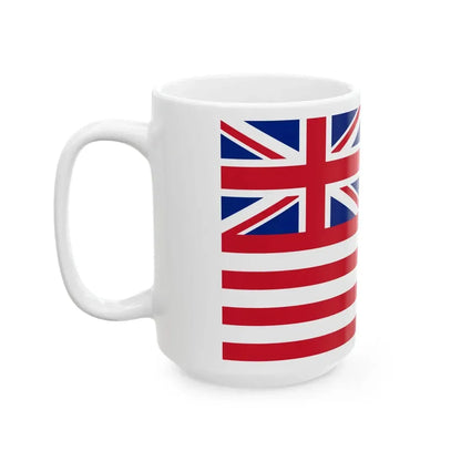 Flag of the British East India Company 1801 (India) White Coffee Mug - Go Mug Yourself