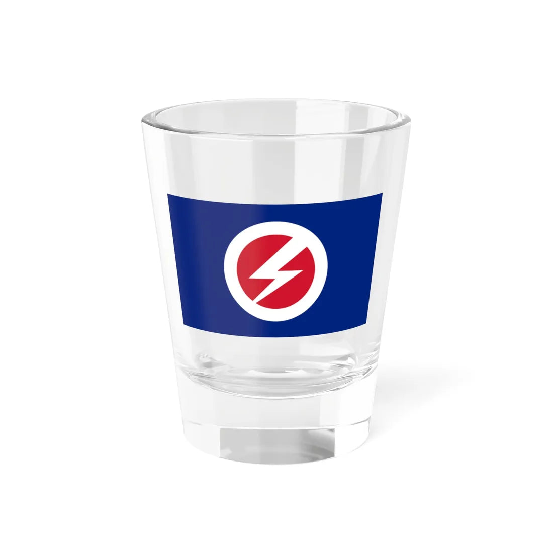 Flag of the british fascist society (United Kingdom) Shot Glass 1.5oz 1.5oz - Go Mug Yourself