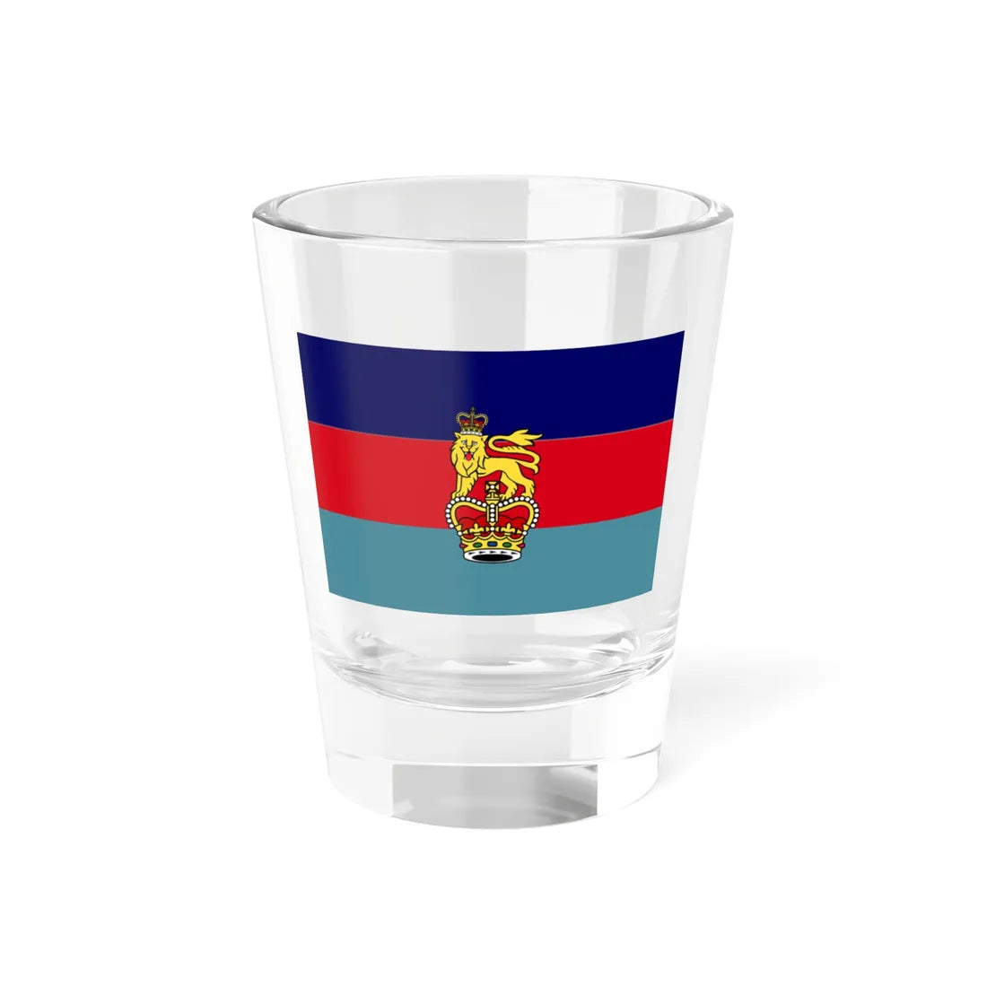 Flag of the British Secretary of State for Defence (United Kingdom) Shot Glass 1.5oz 1.5oz - Go Mug Yourself