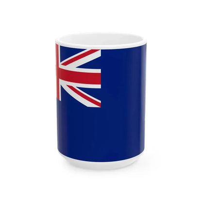 Flag of the British Straits Settlements 1868-1877 (Malaysia) White Coffee Mug 15oz - Go Mug Yourself