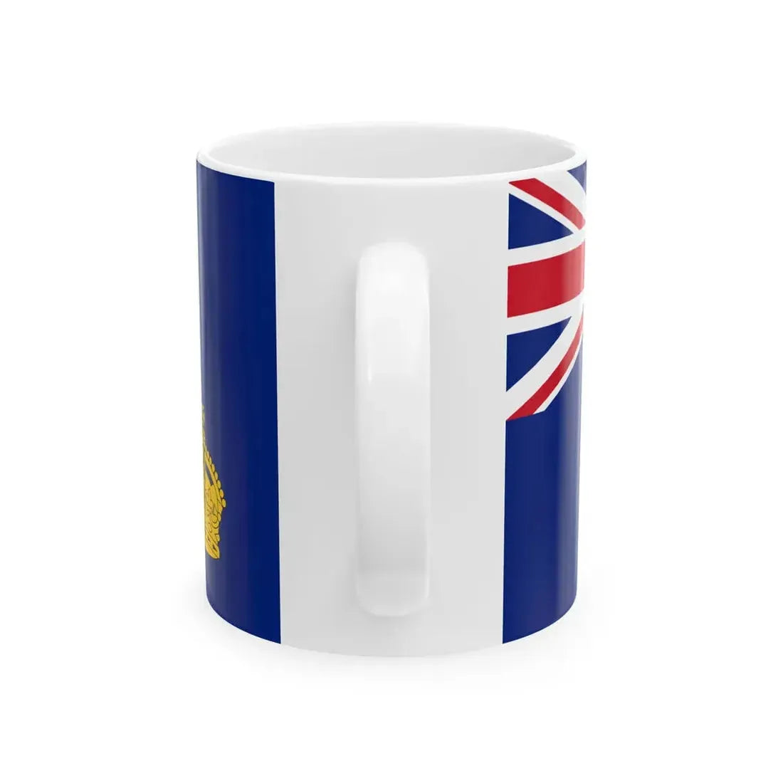 Flag of the British Straits Settlements 1868-1877 (Malaysia) White Coffee Mug - Go Mug Yourself