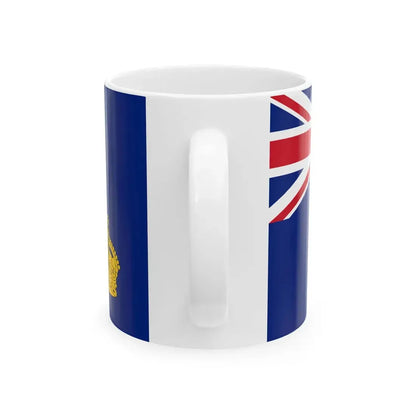 Flag of the British Straits Settlements 1868-1877 (Malaysia) White Coffee Mug - Go Mug Yourself
