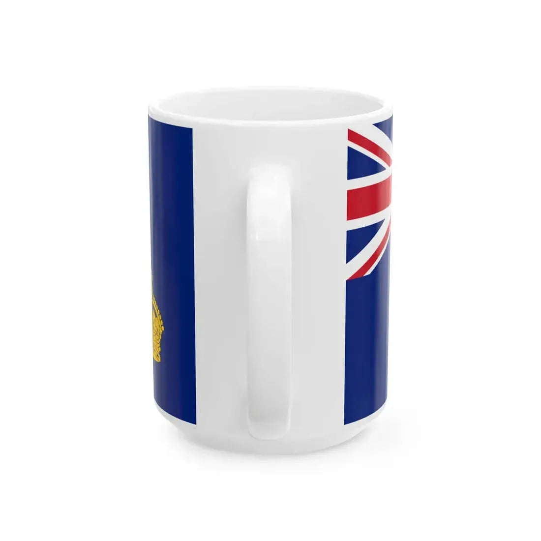 Flag of the British Straits Settlements 1868-1877 (Malaysia) White Coffee Mug - Go Mug Yourself