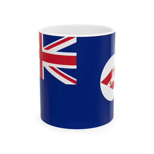 Flag of the British Straits Settlements 1904-1925 (Malaysia) White Coffee Mug 11oz - Go Mug Yourself