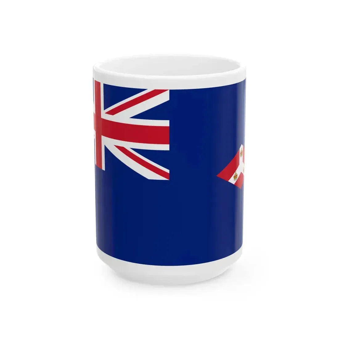 Flag of the British Straits Settlements 1925-1946 (Malaysia) White Coffee Mug 15oz - Go Mug Yourself