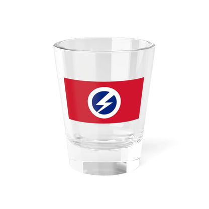 Flag of the British Union of Fascists (United Kingdom) Shot Glass 1.5oz 1.5oz - Go Mug Yourself