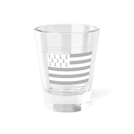 Flag of the Brittany specification (Belgium) Shot Glass 1.5oz 1.5oz - Go Mug Yourself