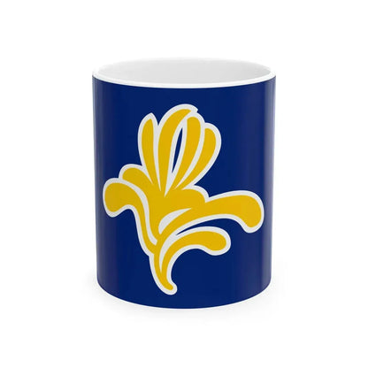 Flag of the Brussels-Capital Region 1991-2015 (Belgium) White Coffee Mug 11oz - Go Mug Yourself