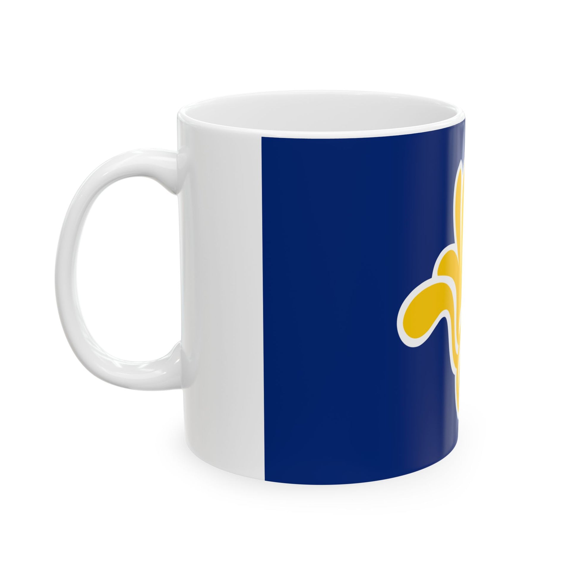 Flag of the Brussels-Capital Region 1991-2015 (Belgium) White Coffee Mug-Go Mug Yourself