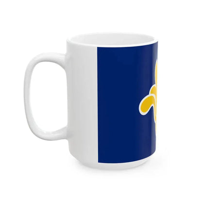 Flag of the Brussels-Capital Region 1991-2015 (Belgium) White Coffee Mug - Go Mug Yourself