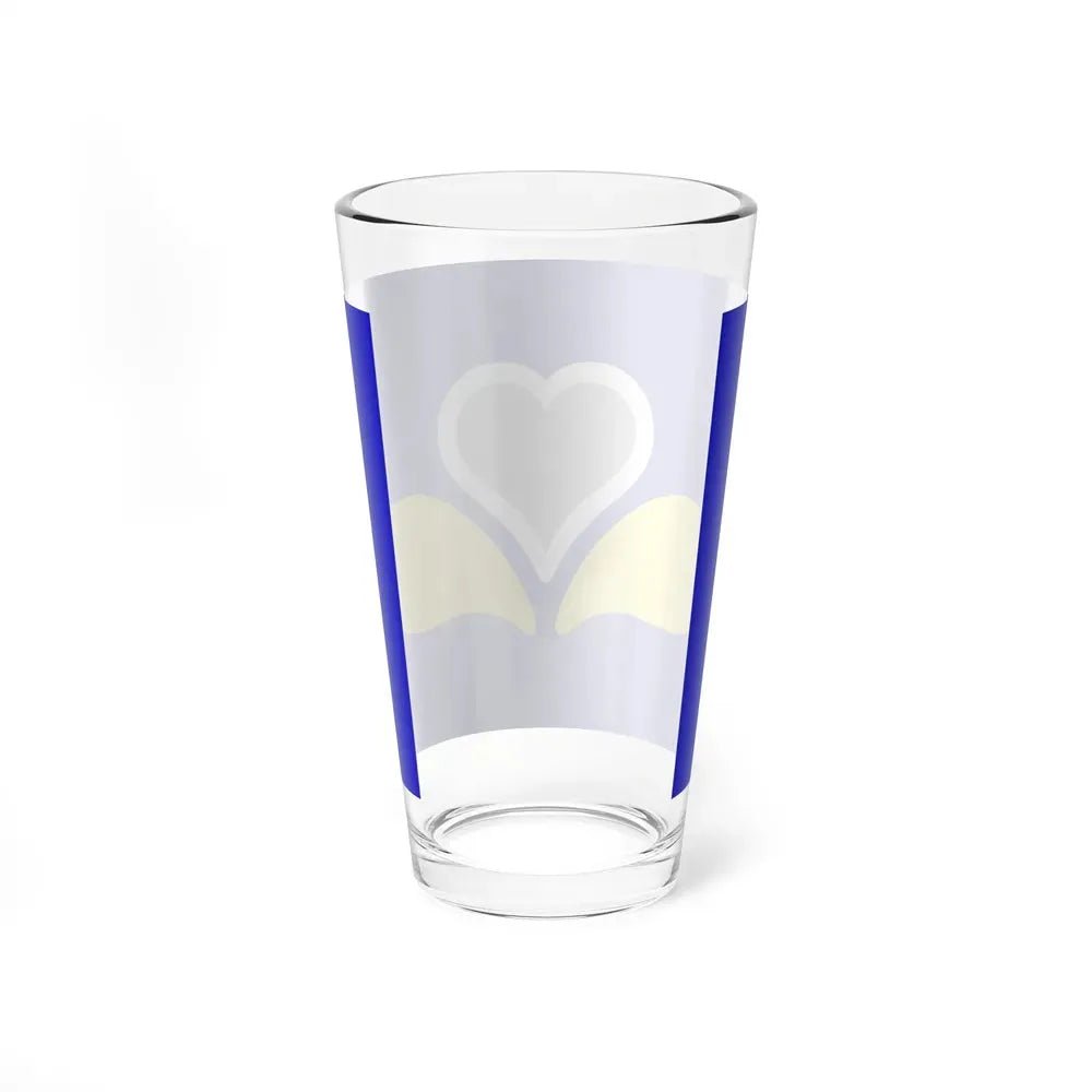 Flag of the Brussels Capital Region 2 Belgium - Pint Glass 16oz - Go Mug Yourself