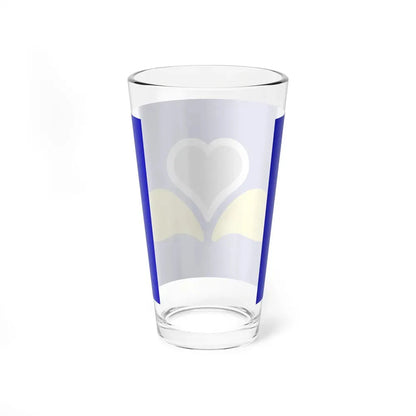 Flag of the Brussels Capital Region 2 Belgium - Pint Glass 16oz - Go Mug Yourself