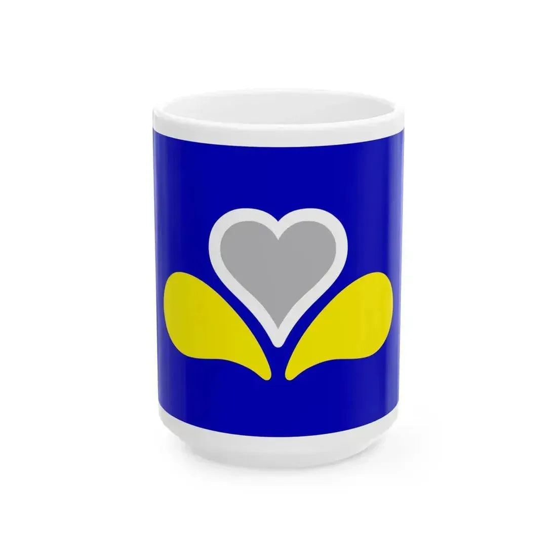 Flag of the Brussels Capital Region 2 Belgium - White Coffee Mug 15oz - Go Mug Yourself