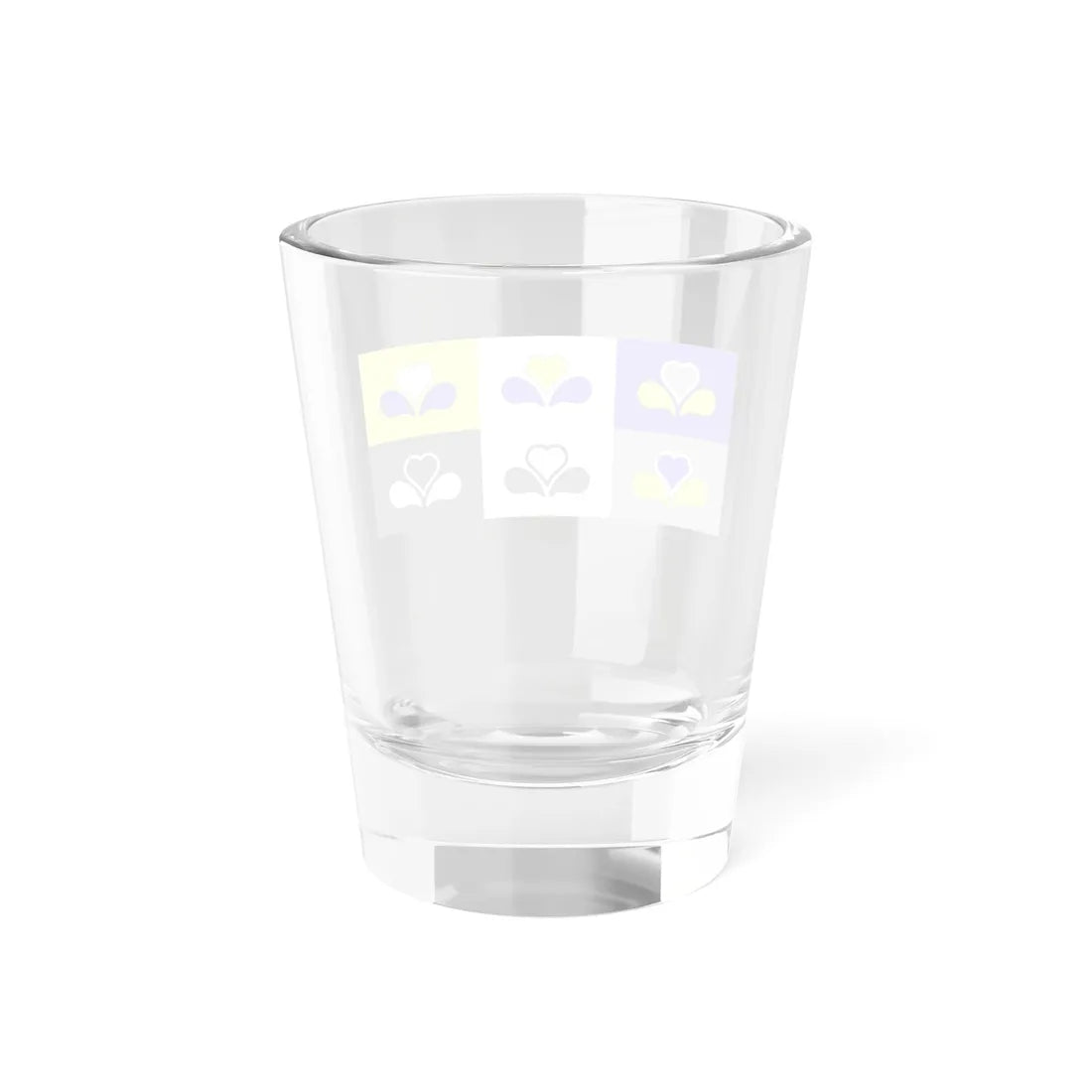 Flag of the Brussels-Capital Region all Variants (Belgium) Shot Glass 1.5oz - Go Mug Yourself