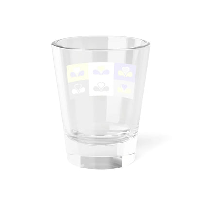 Flag of the Brussels-Capital Region all Variants (Belgium) Shot Glass 1.5oz - Go Mug Yourself