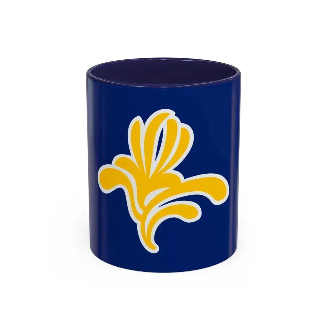 Flag of the Brussels Capital Region Belgium - Accent Coffee Mug 11oz Navy - Go Mug Yourself