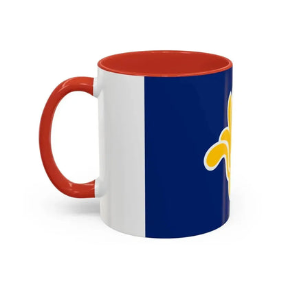 Flag of the Brussels Capital Region Belgium - Accent Coffee Mug - Go Mug Yourself