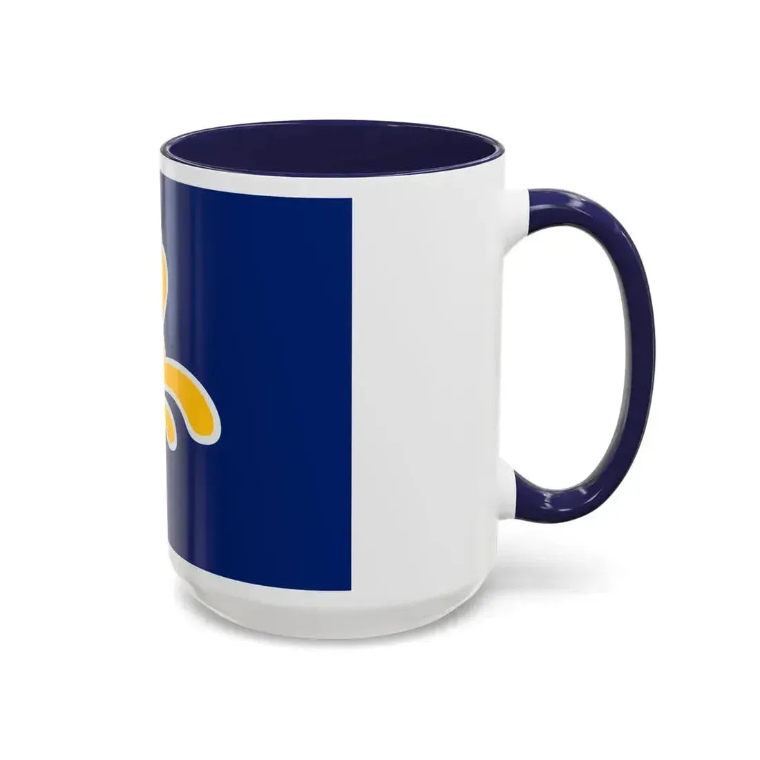 Flag of the Brussels Capital Region Belgium - Accent Coffee Mug - Go Mug Yourself