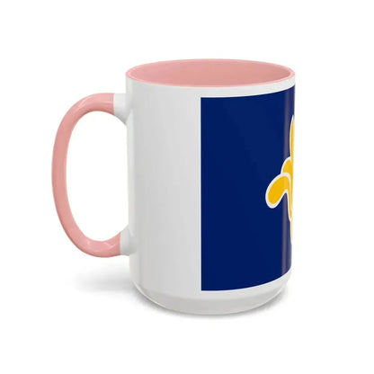 Flag of the Brussels Capital Region Belgium - Accent Coffee Mug - Go Mug Yourself