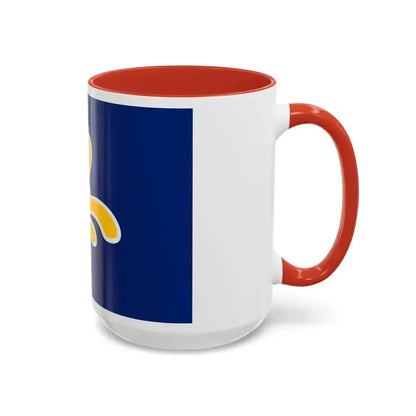 Flag of the Brussels Capital Region Belgium - Accent Coffee Mug - Go Mug Yourself