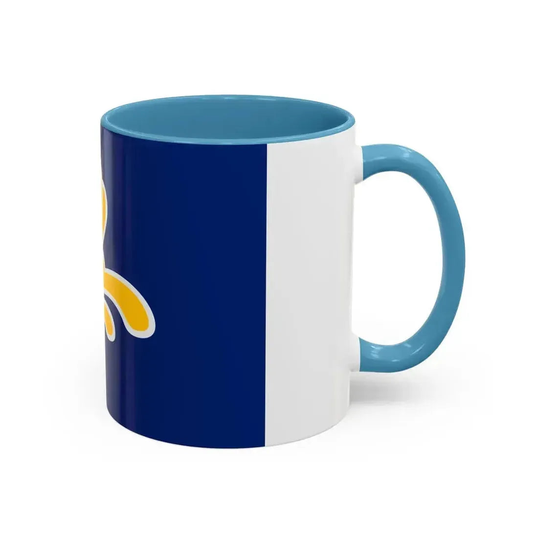 Flag of the Brussels Capital Region Belgium - Accent Coffee Mug - Go Mug Yourself