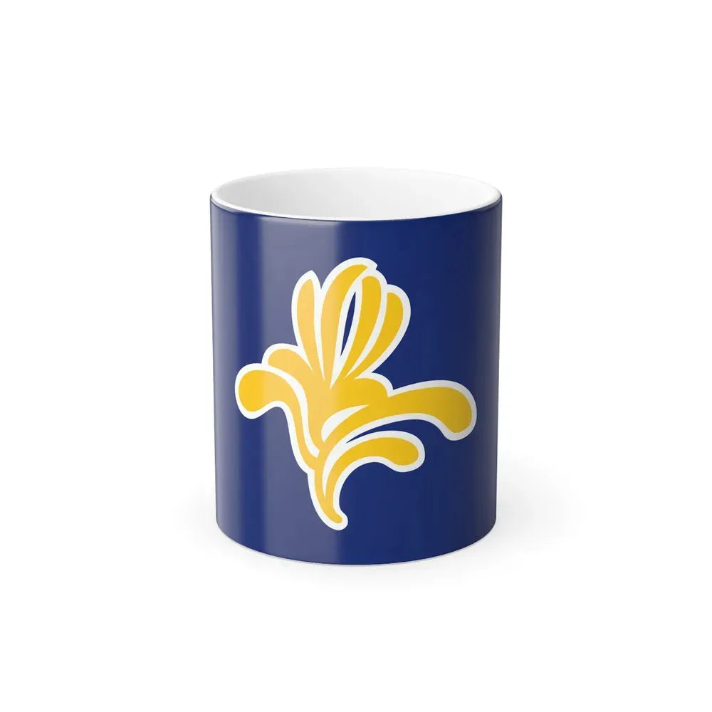 Flag of the Brussels Capital Region Belgium - Color Changing Coffee Mug 11oz - Go Mug Yourself