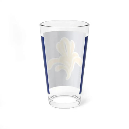 Flag of the Brussels Capital Region Belgium - Pint Glass 16oz - Go Mug Yourself