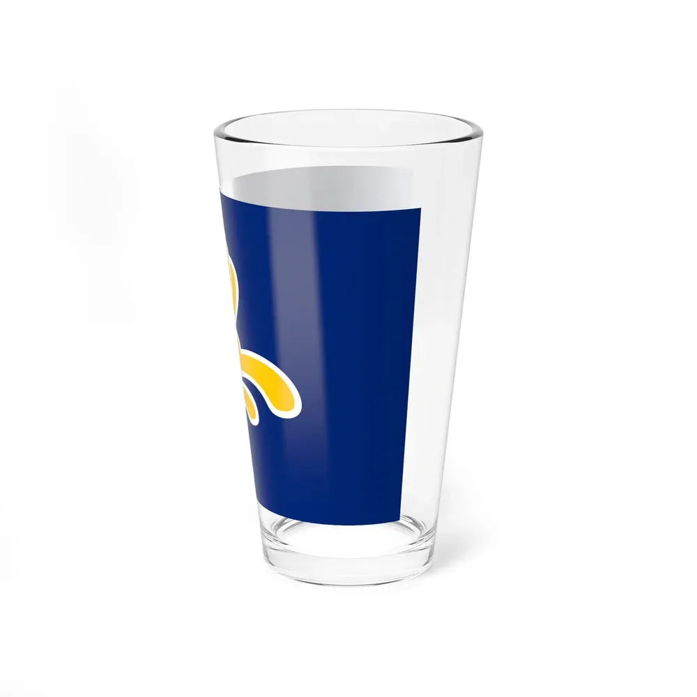 Flag of the Brussels Capital Region Belgium - Pint Glass 16oz - Go Mug Yourself
