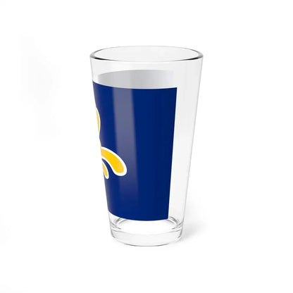 Flag of the Brussels Capital Region Belgium - Pint Glass 16oz - Go Mug Yourself