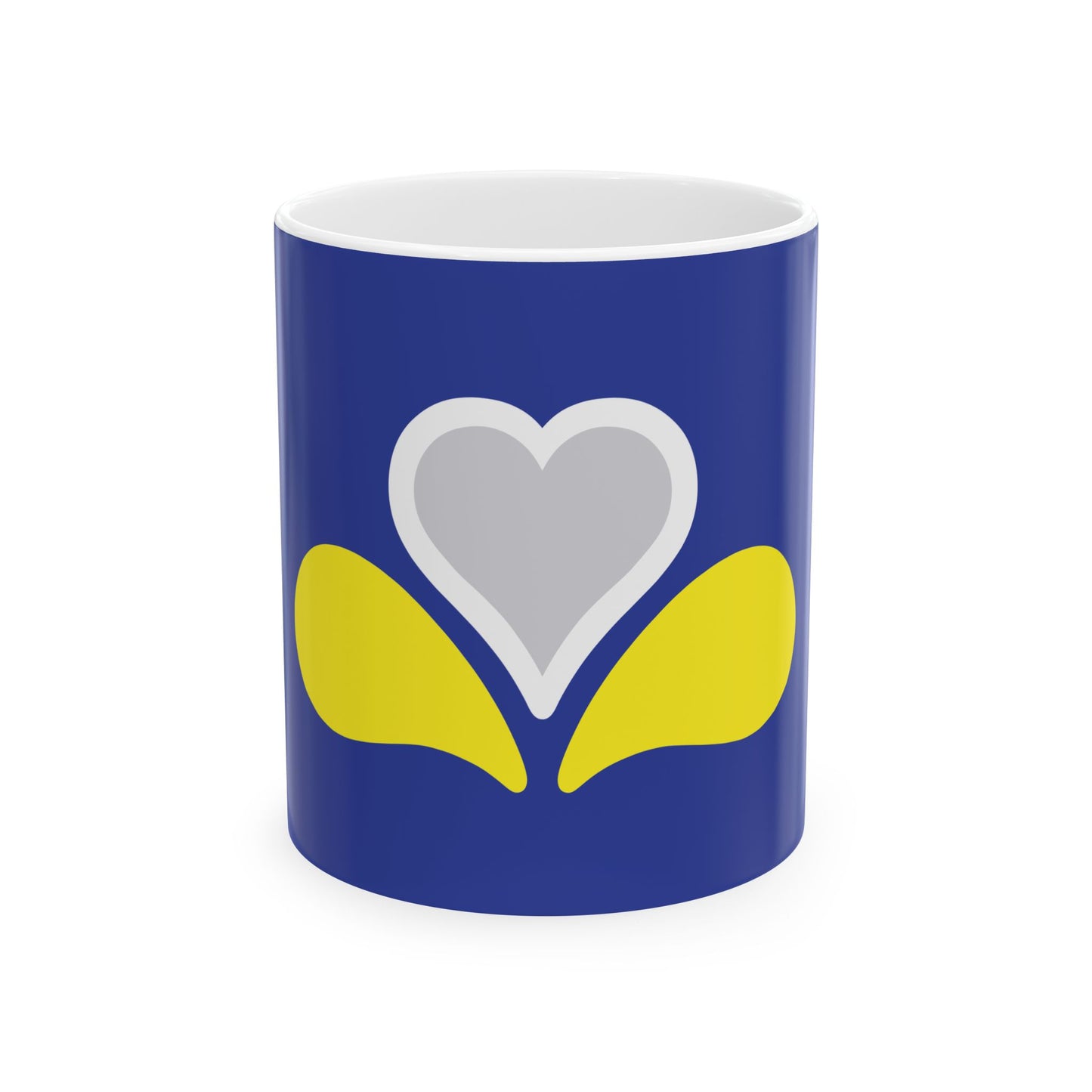 Flag of the Brussels-Capital Region (Belgium) White Coffee Mug-11oz-Go Mug Yourself