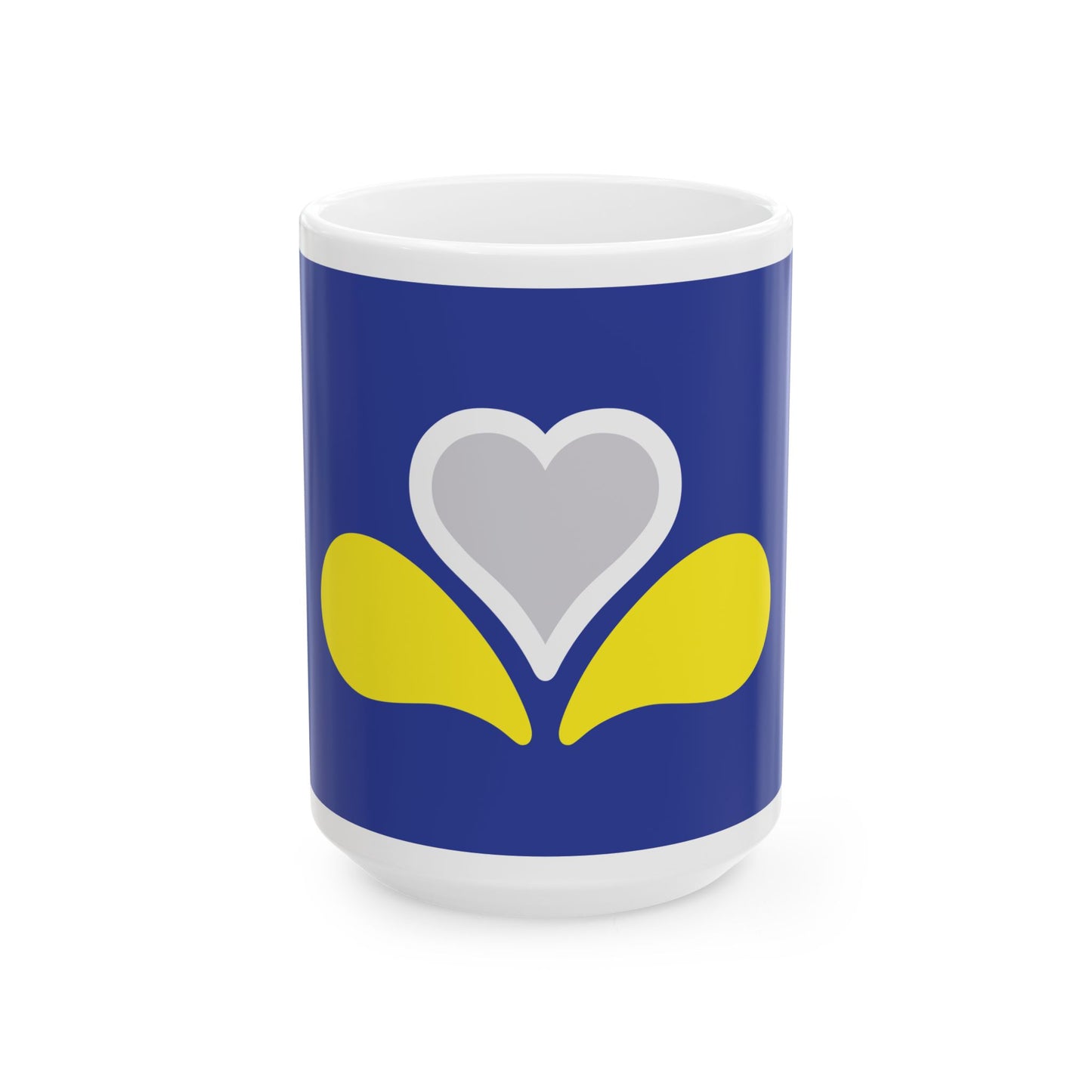Flag of the Brussels-Capital Region (Belgium) White Coffee Mug-15oz-Go Mug Yourself
