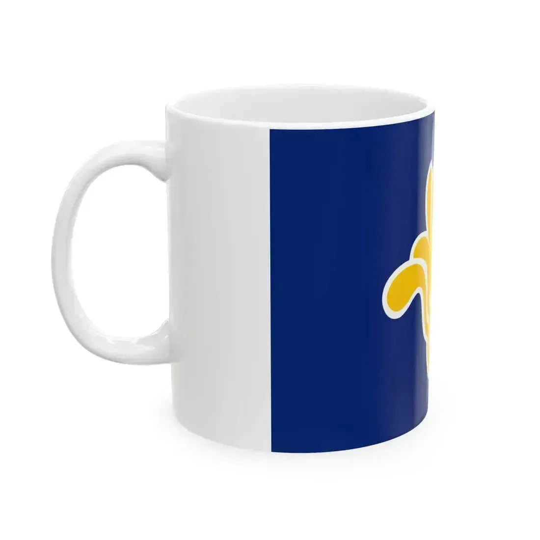 Flag of the Brussels Capital Region Belgium - White Coffee Mug - Go Mug Yourself