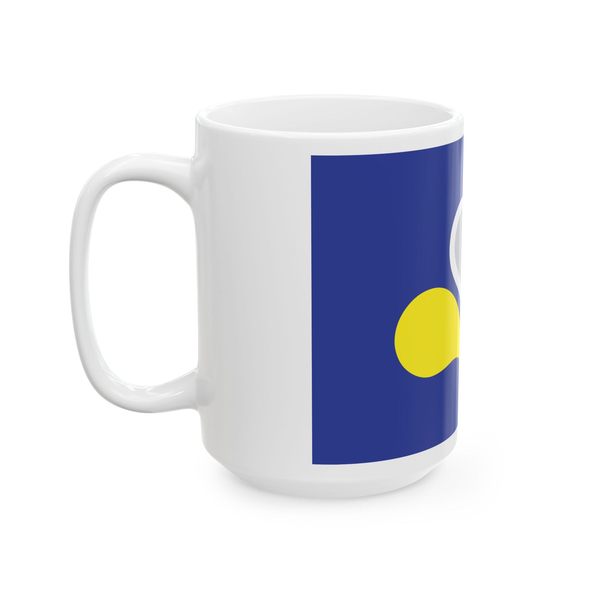 Flag of the Brussels-Capital Region (Belgium) White Coffee Mug-Go Mug Yourself