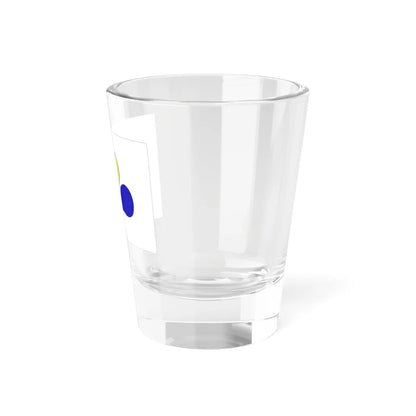 Flag of the Brussels-Capital Region Variant 2 (Belgium) Shot Glass 1.5oz - Go Mug Yourself