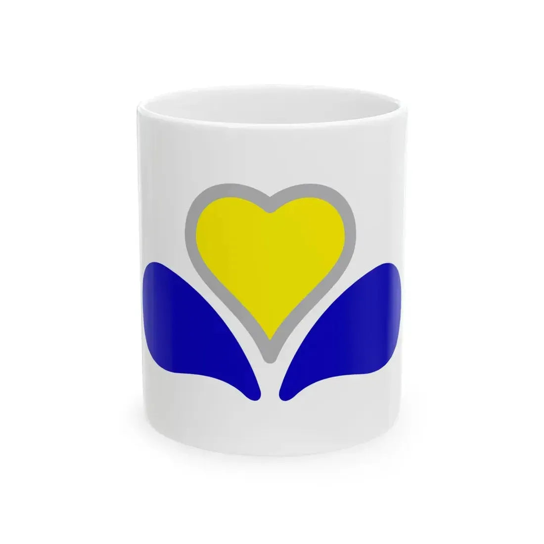 Flag of the Brussels-Capital Region Variant 2 (Belgium) White Coffee Mug 11oz - Go Mug Yourself