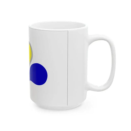 Flag of the Brussels-Capital Region Variant 2 (Belgium) White Coffee Mug - Go Mug Yourself