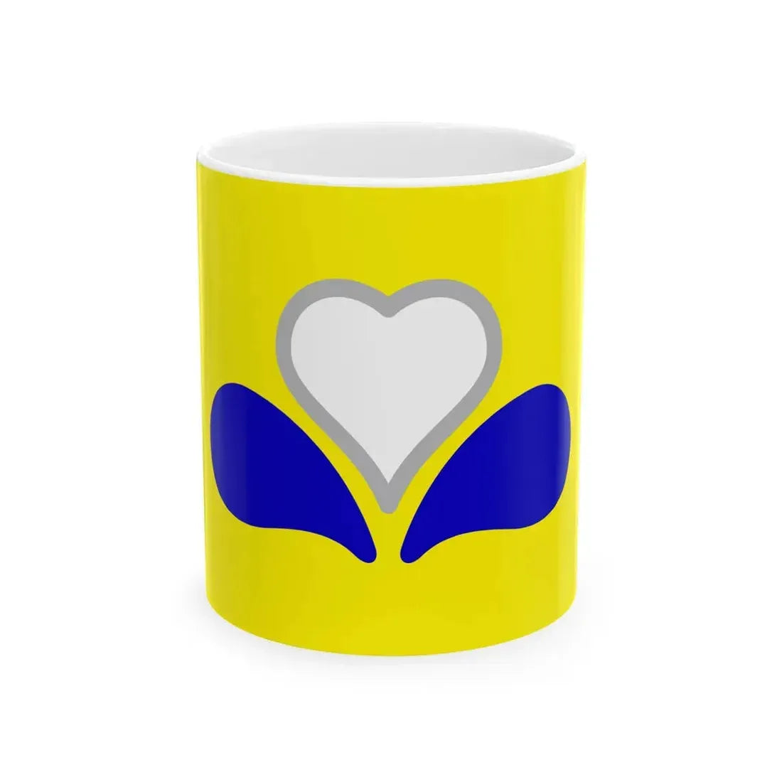 Flag of the Brussels-Capital Region Variant 3 (Belgium) White Coffee Mug 11oz - Go Mug Yourself
